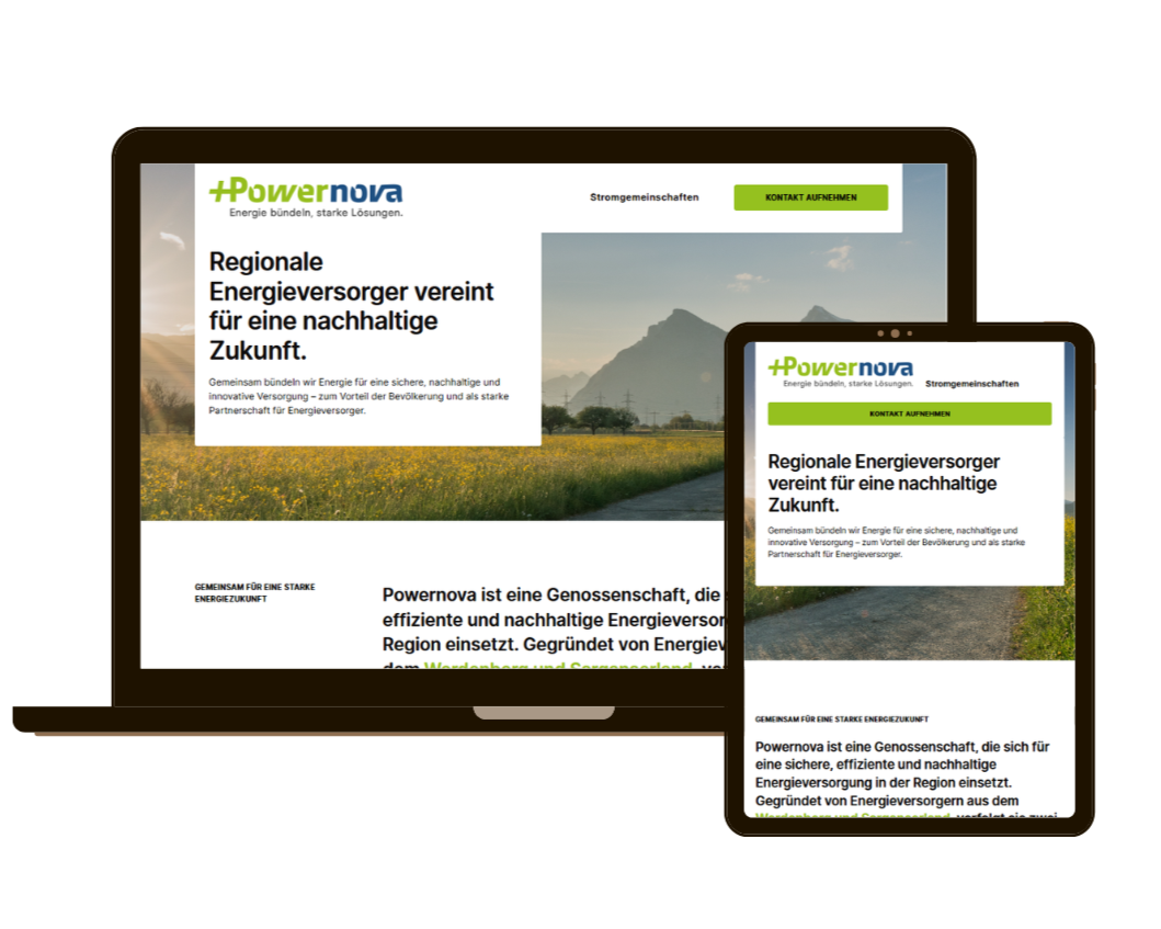 Mockup Website und Tablet Design