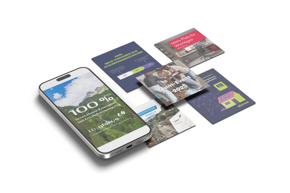 Social Media Content-Beispiele von Energieversorgern und abonax