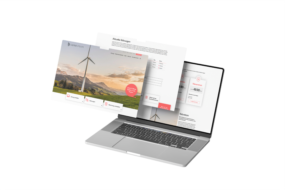 Modulare Website-Lösung für Schweizer Energieversorger – Produktübersicht, Tarife und Kundenservice